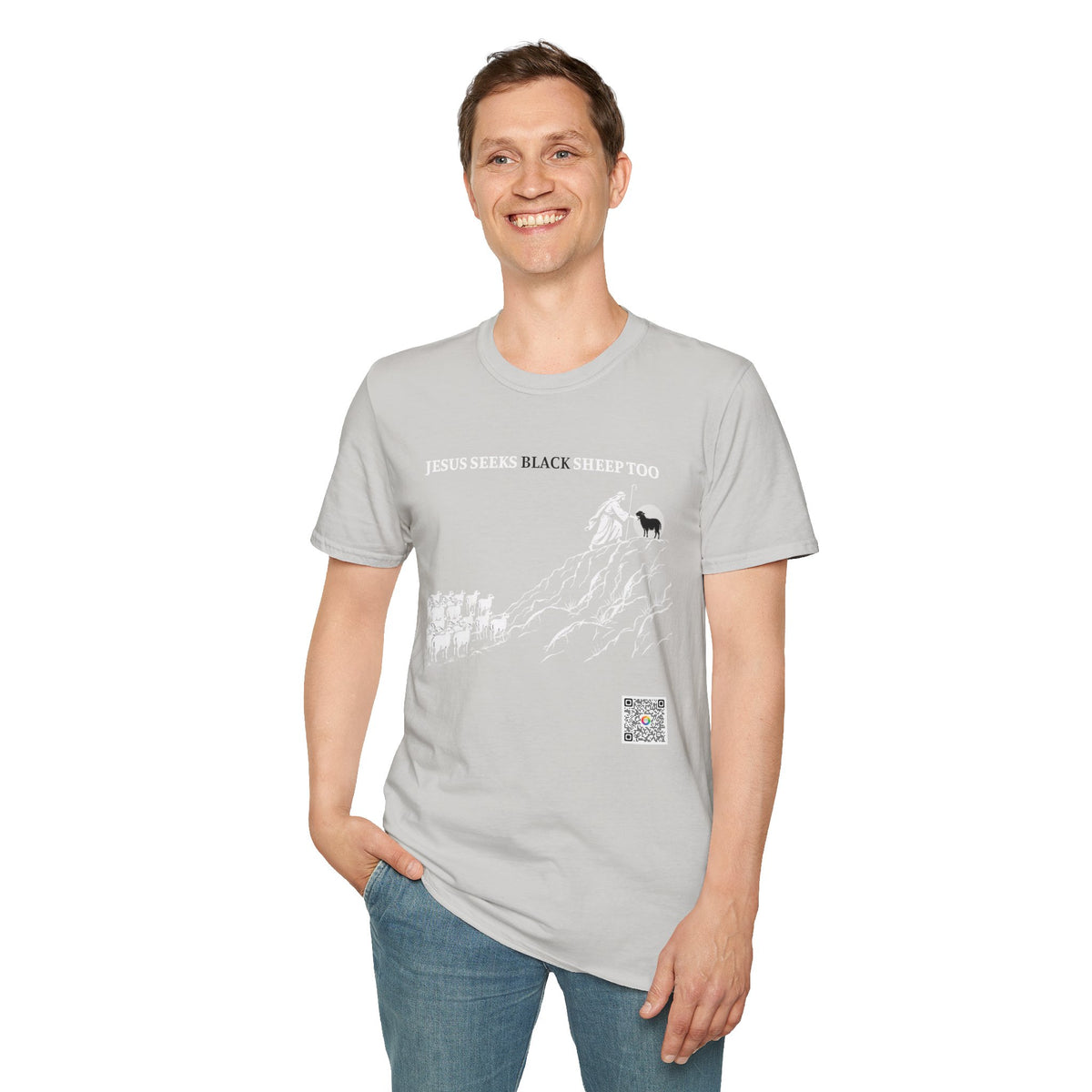 Jesus Seeks Black Sheep Too - T-shirt