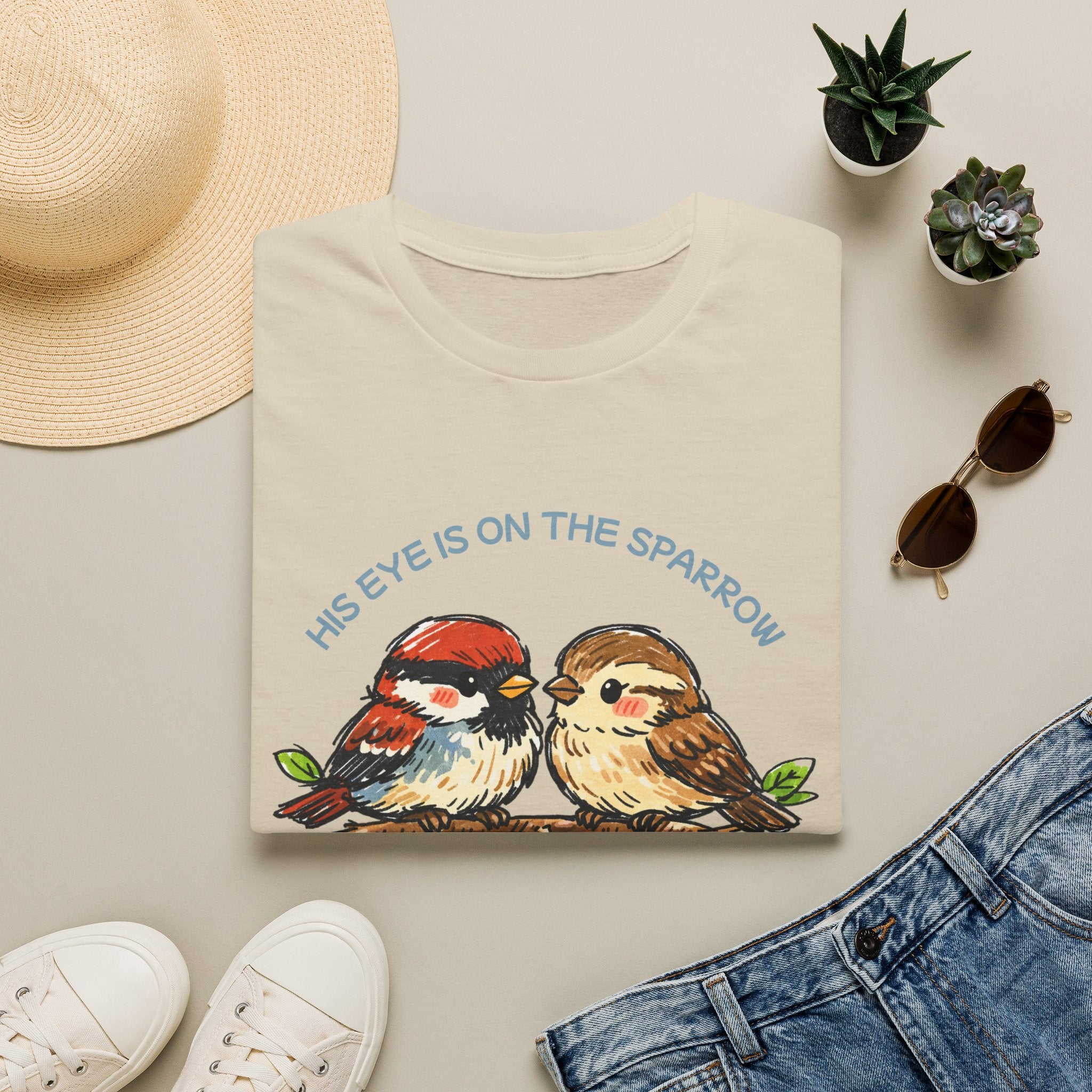His Eye Is On the Sparrow - T-shirt