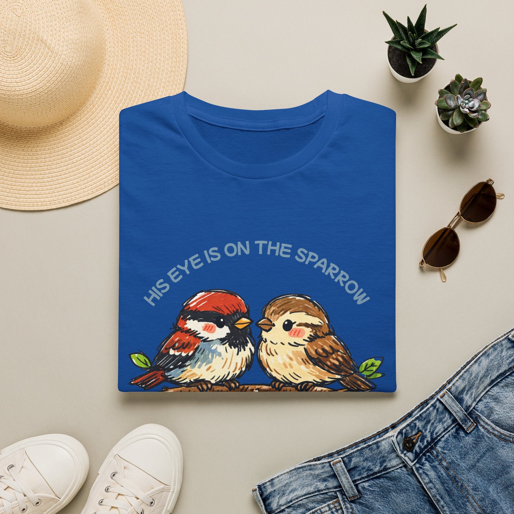 His Eye Is On the Sparrow - T-shirt