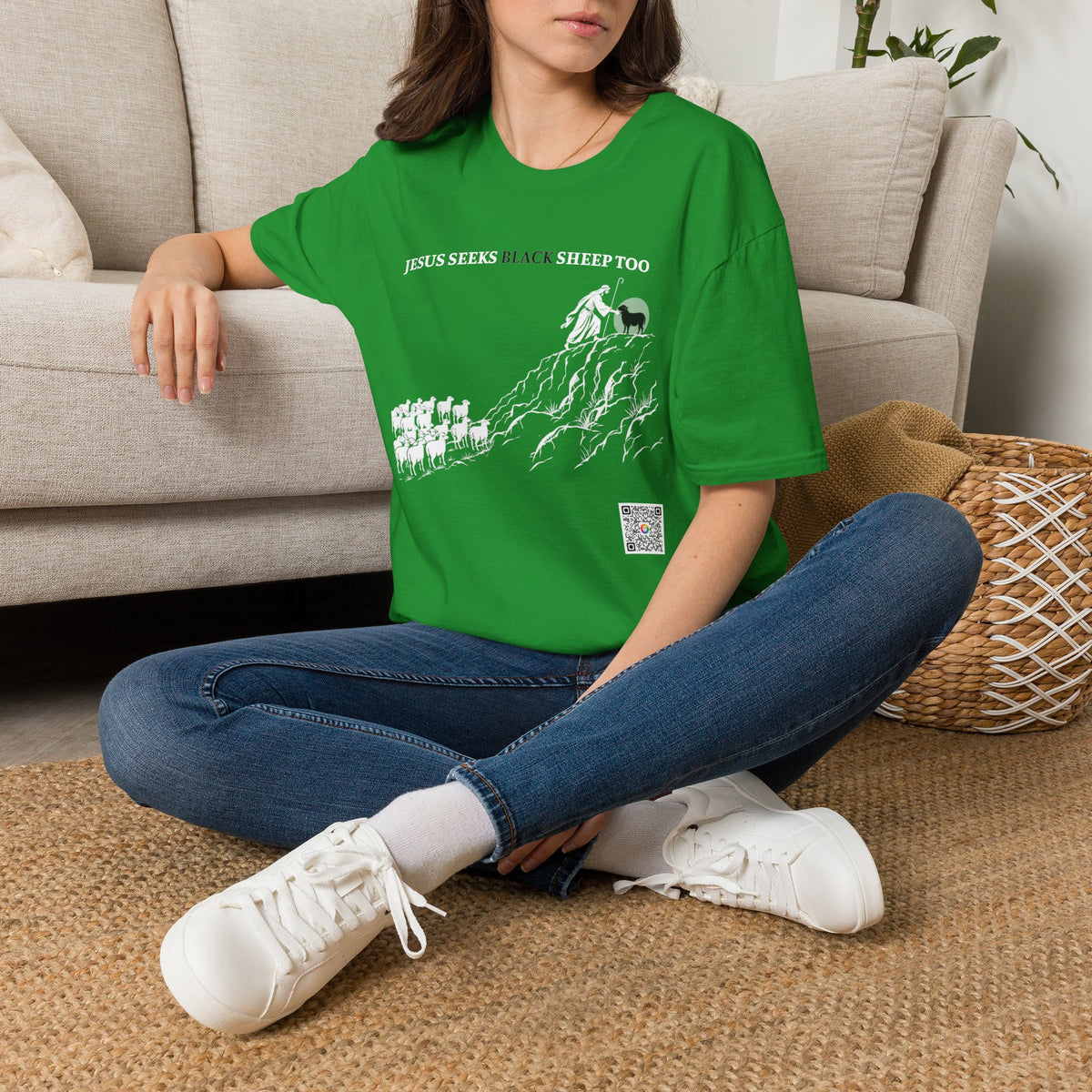 Jesus Seeks Black Sheep Too - T-shirt