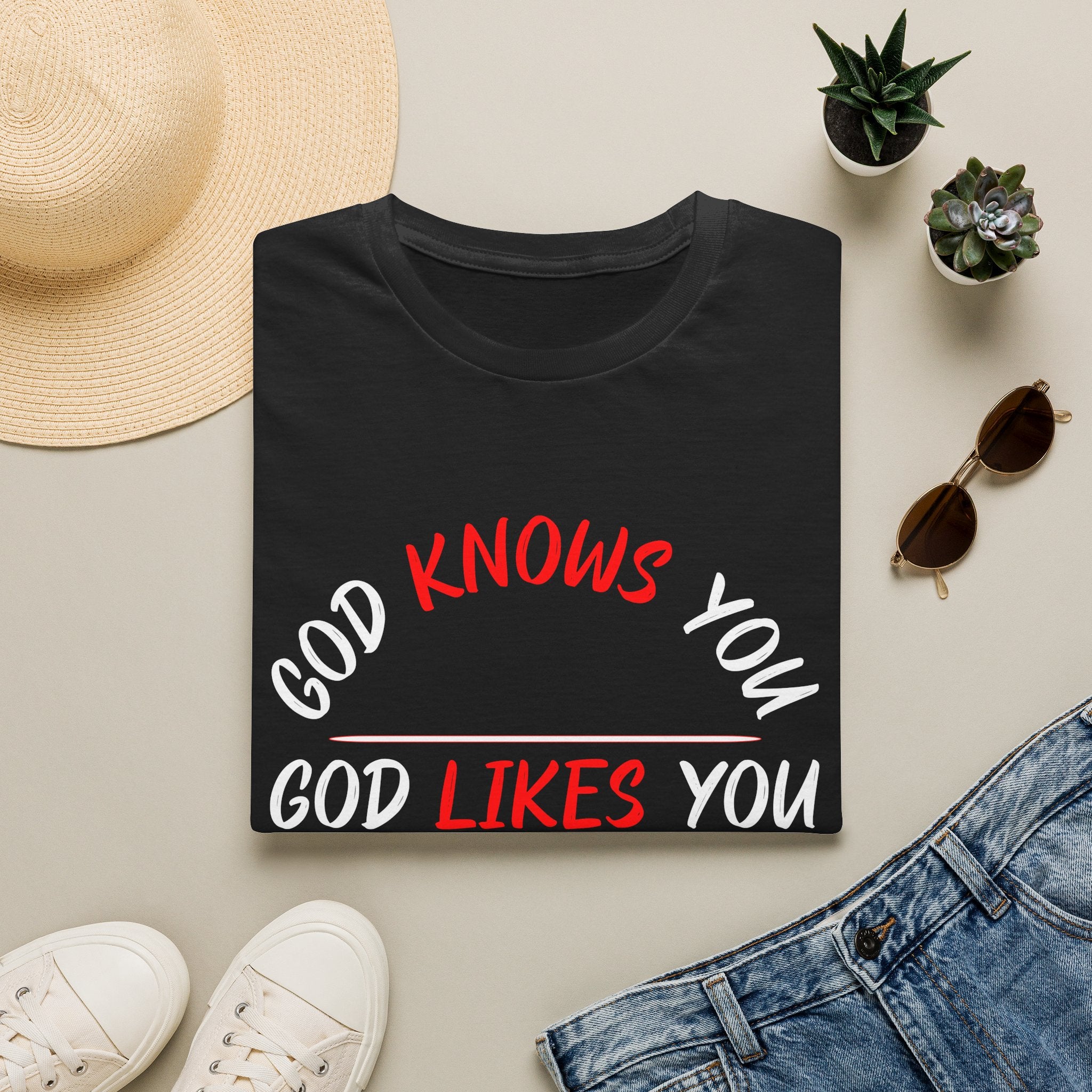 God Likes You - T-shirt