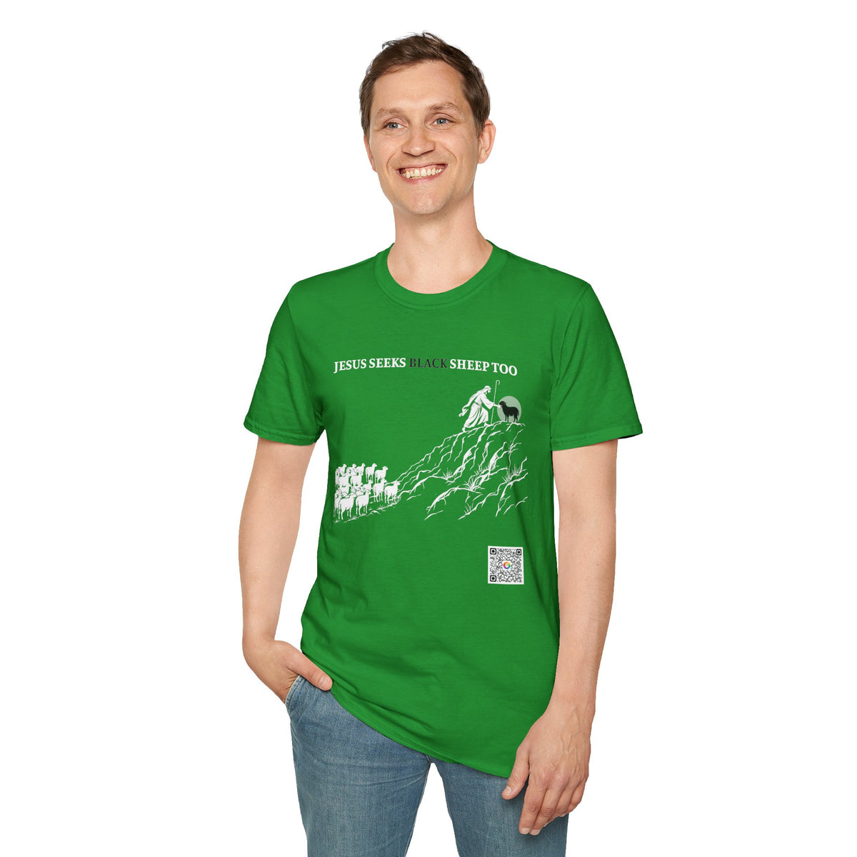 Jesus Seeks Black Sheep Too - T-shirt