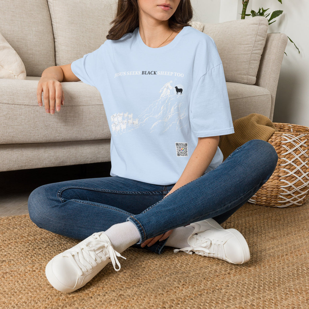 Jesus Seeks Black Sheep Too - T-shirt