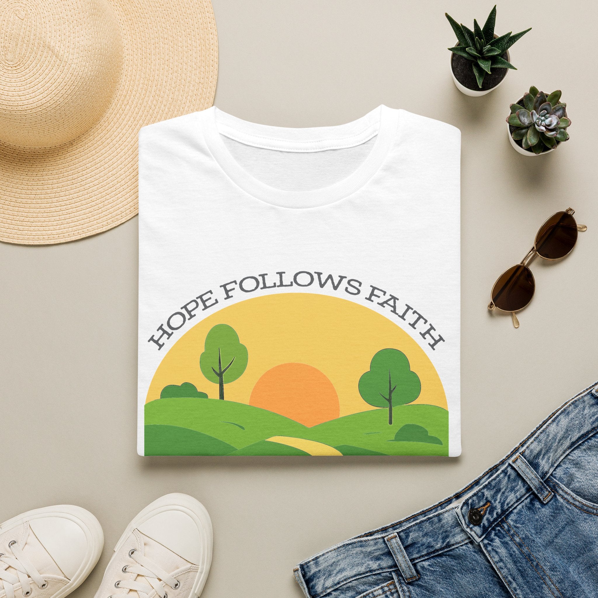 Hope Follows Faith - T-shirt