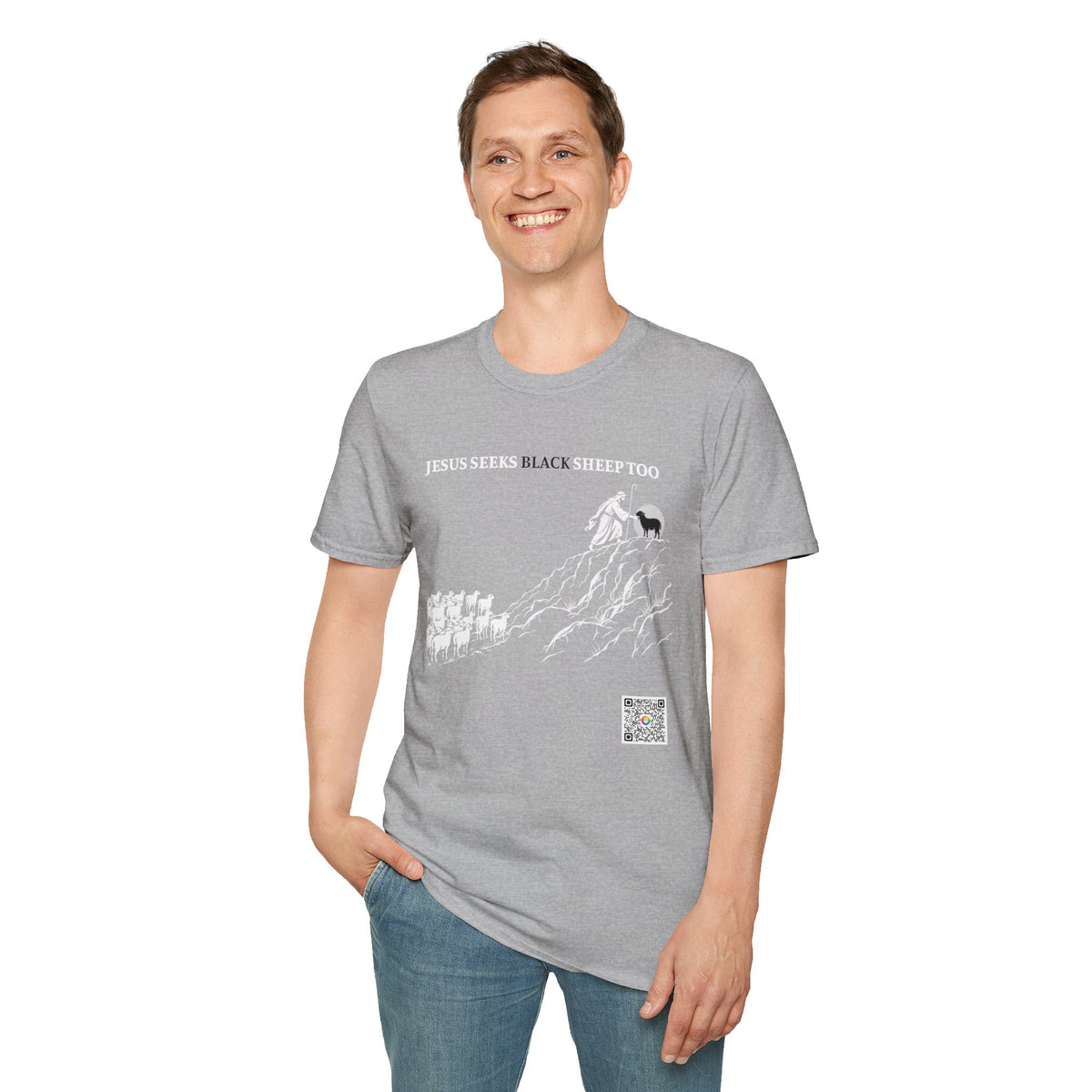 Jesus Seeks Black Sheep Too - T-shirt