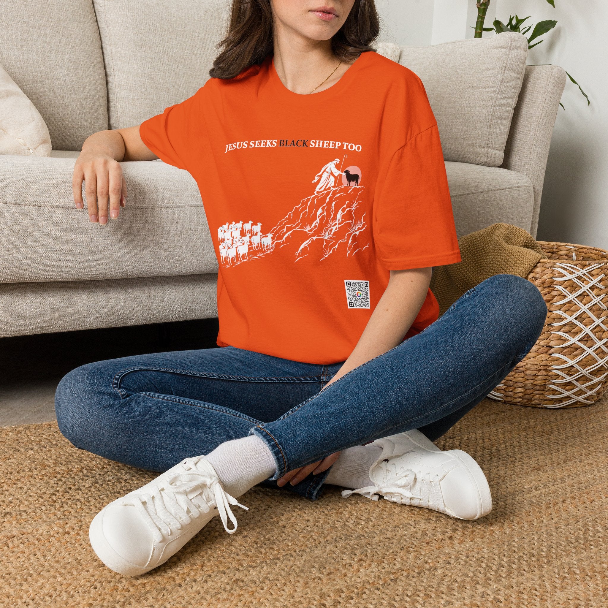 Jesus Seeks Black Sheep Too - T-shirt