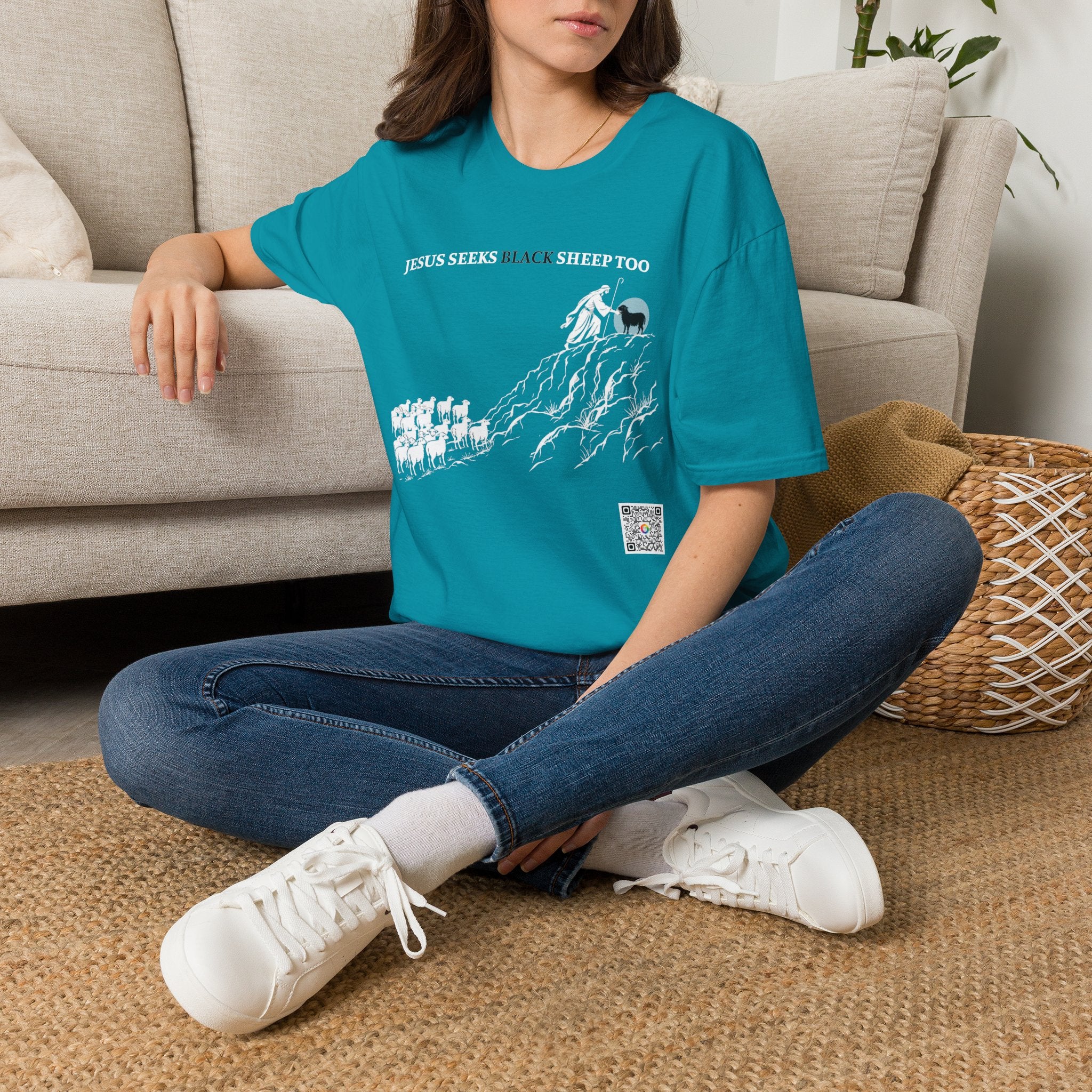 Jesus Seeks Black Sheep Too - T-shirt