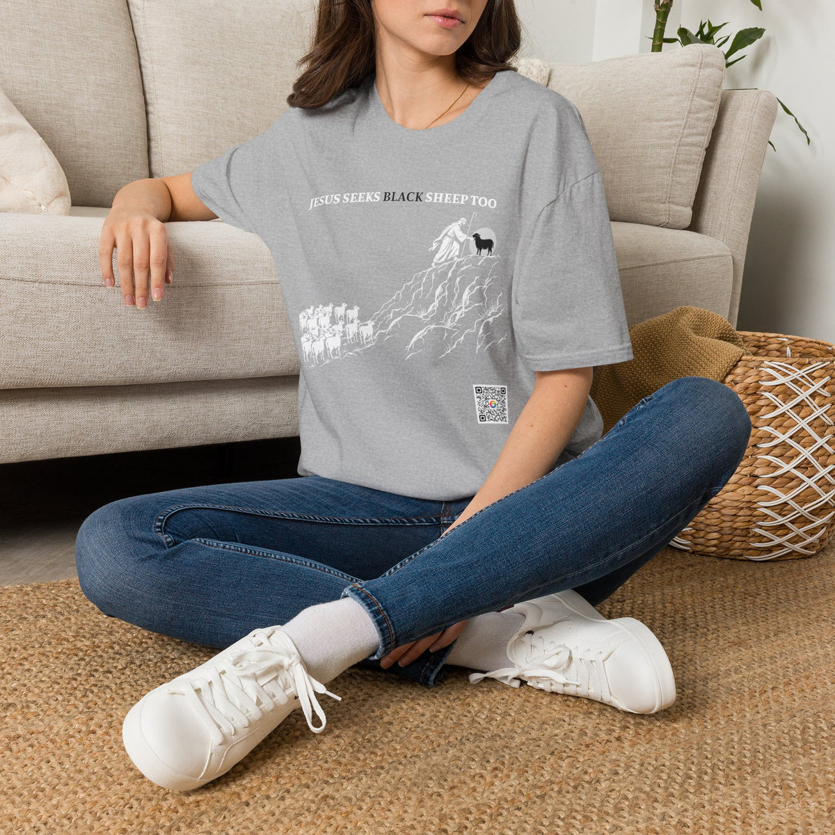 Jesus Seeks Black Sheep Too - T-shirt